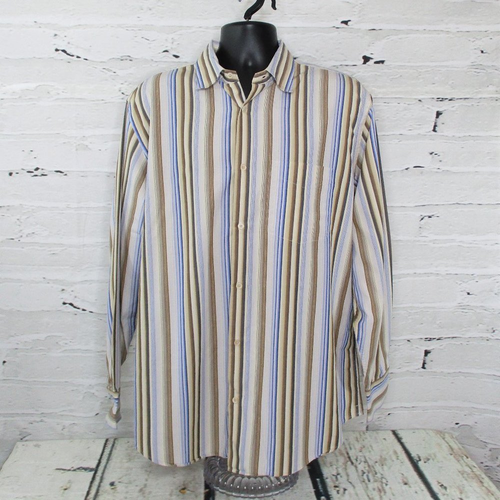 Banana Republic Career Casual Striped Shirt
